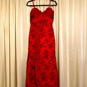 Red Evening Gown